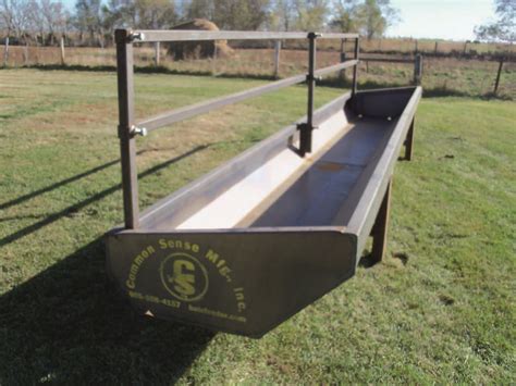 There are several reasons Hansons fence line J bunk feeder is the most versatile fenceline feed bunk youll find on the market today. . Fence line feeder